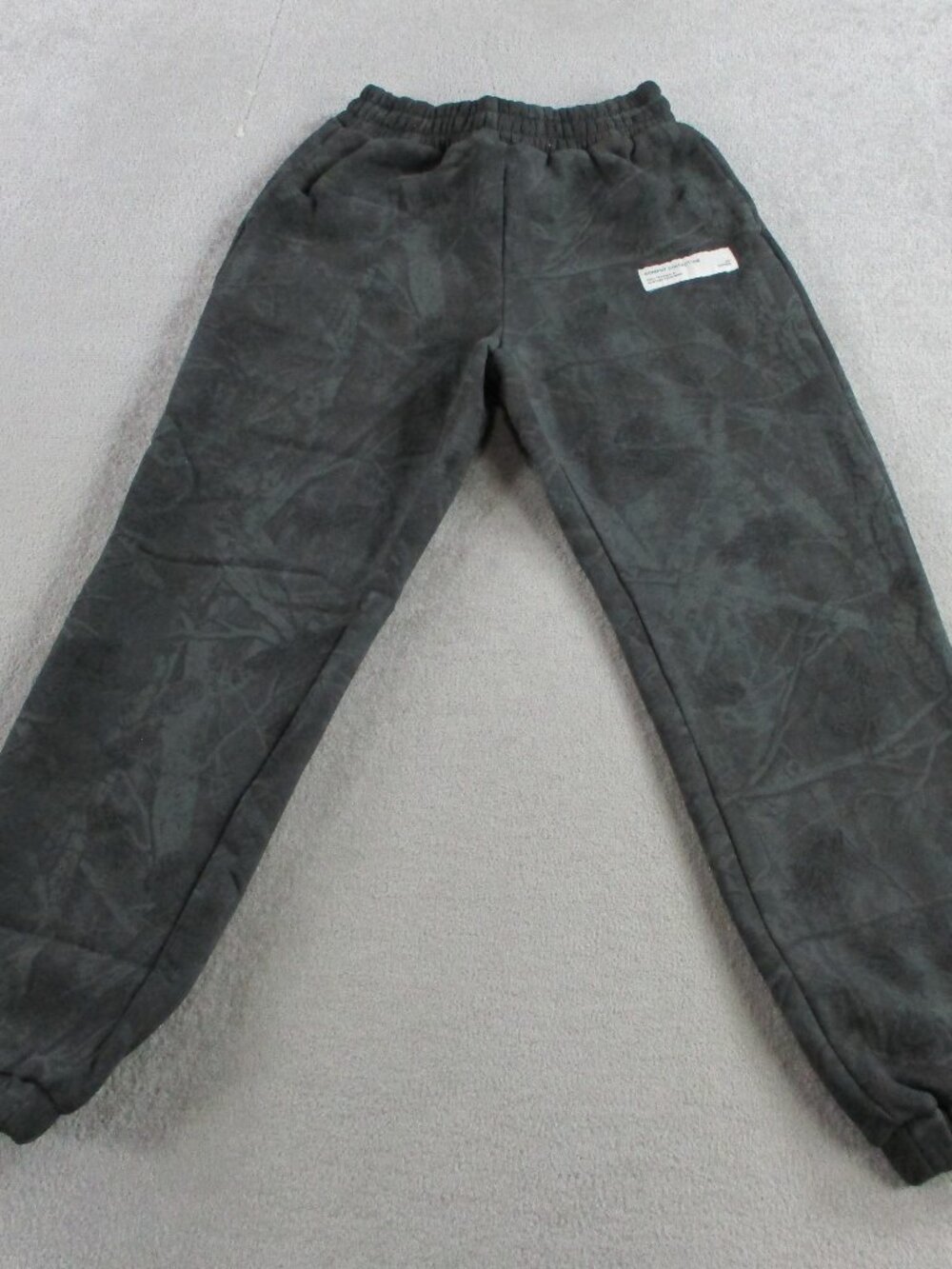 COMFRT Camo Sweatpants Adult Small Midnight Forest Black AOP Loungewear NEW